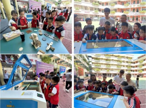 雷宇為本次活動的提供了LaserMaker建模軟件與激光切割機支持。